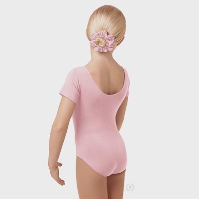 SHORT SLEEVE CHILD LEOTARD COTTON (E-1043)