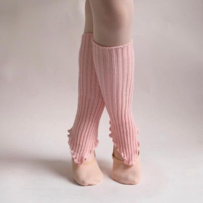 CHILD'S RUFFLED EDGE STIRRUP-14" LONG LEG WARMER (PFP-LWC1)