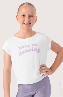 "KEEP ON DANCING" TEE (M30030C)
