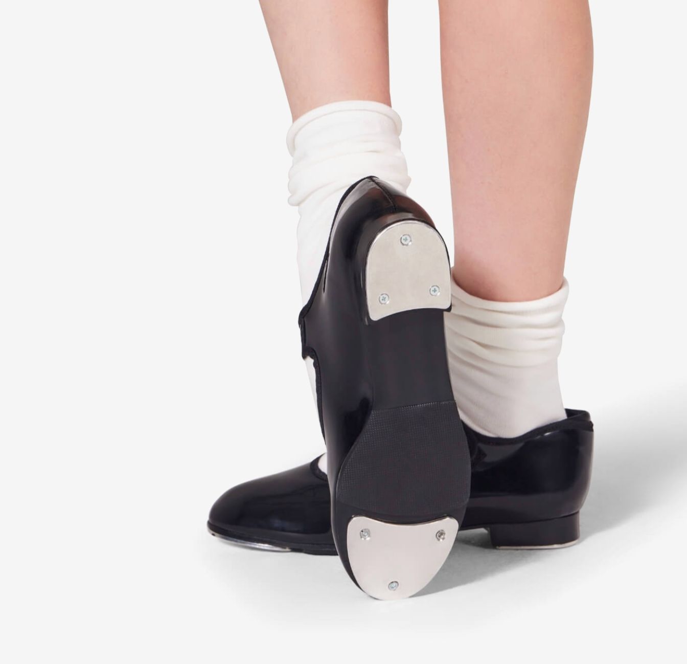 ESSENTIAL TAP SHOE (C-V725C), Color: BLACK PATENT, Size: 5.5, Width Run: M