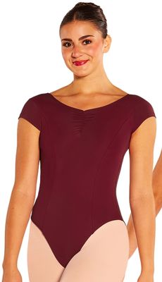 CAP SLEEVE PRINCESS SEAM LEOTARD WOMEN (E-4463)