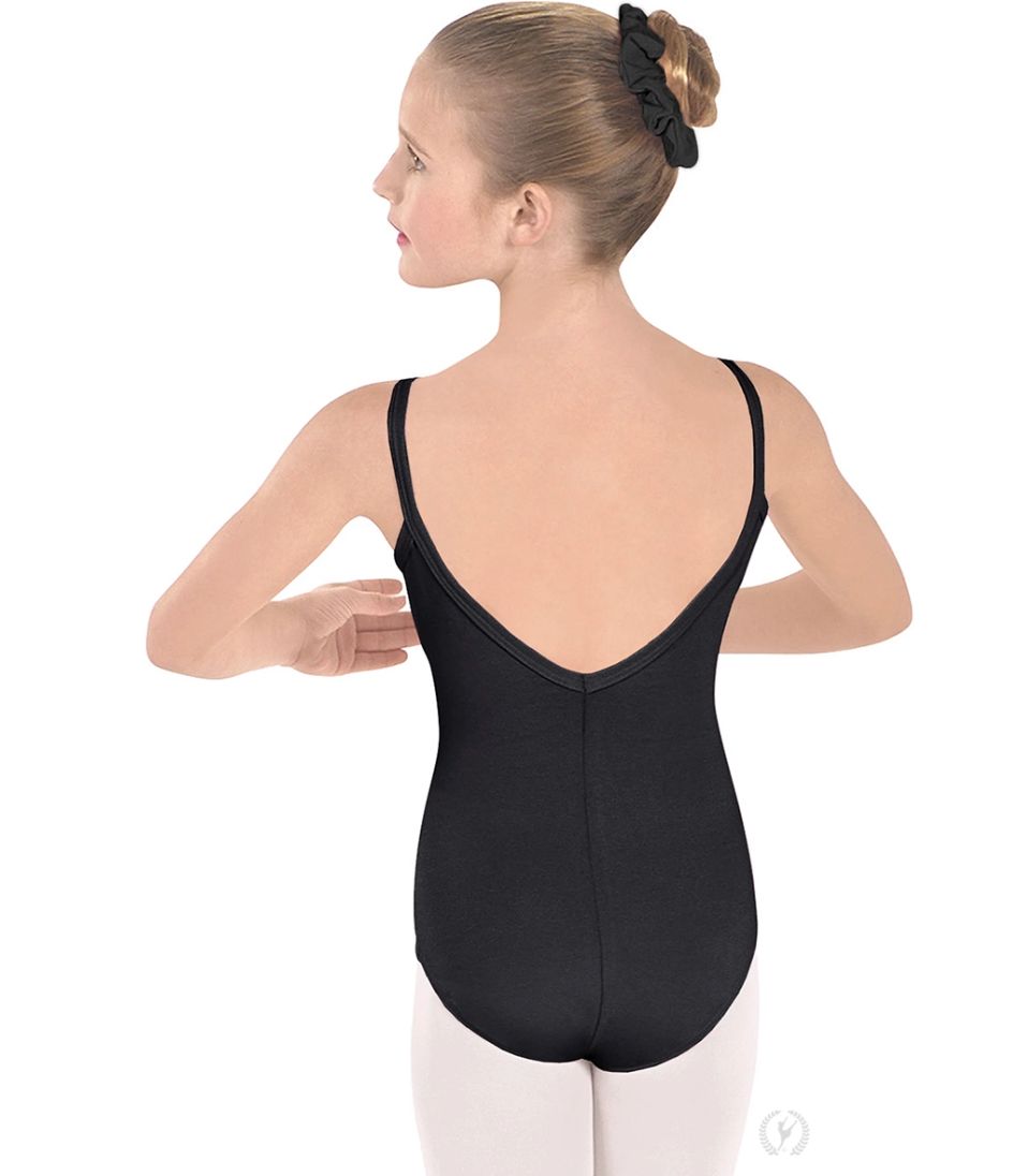 CAMI LEO W/PINCH FRONT CHILD (E-10527C), Color: BLACK, Size: XS