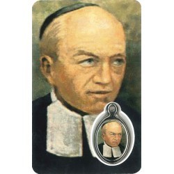 Mutien Marie Kaartje met Medaille en Gebed