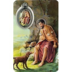 Rochus met Medaille en Gebed