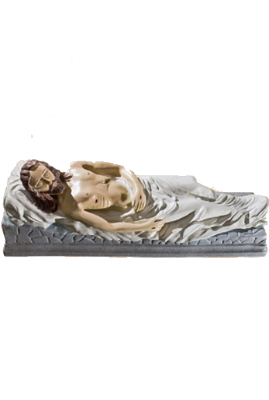 Liggende Christus 65 cm