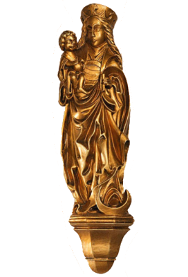 Relief Onze-Lieve-Vrouw met Kind 38cm Relief Onze-Lieve-Vrouw met Kind 38cm