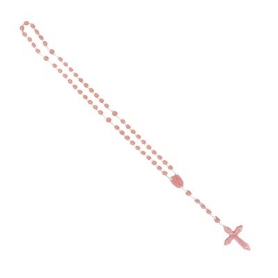 Rozenkrans Nylon Roze+/- 74 cm