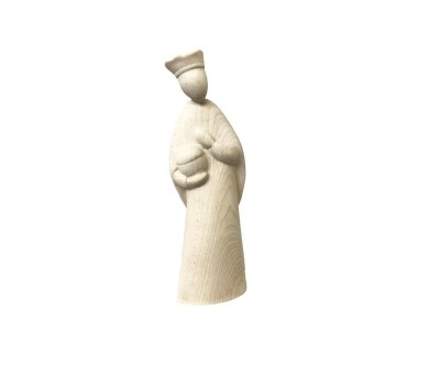Koning &quot;Stella-set 14 cm naturel hout&quot;