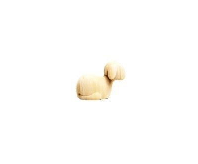 Schaap &quot;Stella-set 14 cm naturel hout&quot;