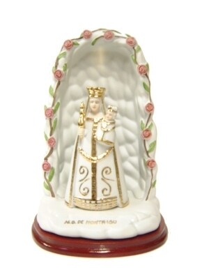Onze Lieve Vrouw Scherpenheuvel in nis 20 cm bisquit