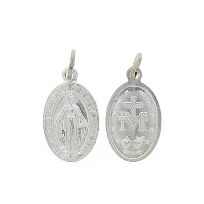 Zakje van 100 x Medailles wonderbare 11 mm aluminium