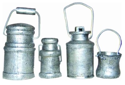 Kruikjes set van 4 stuks 2 cm - 3.5 cm