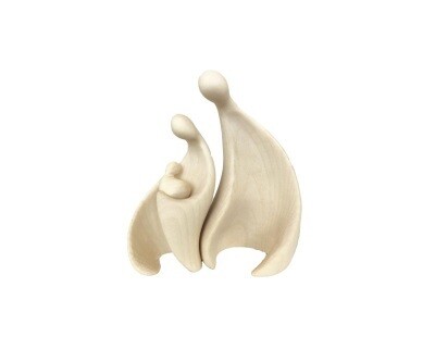 Heilige Familie hout naturel 15 cm