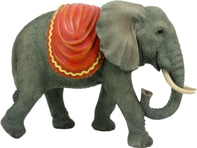 Olifant met afneembare bagage 33 cm