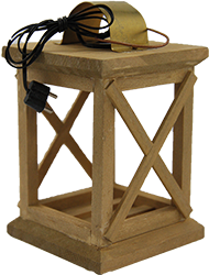 Lantaarn HOUT 11.5 cm