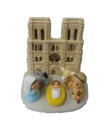 Kerstset NOTRE DAME PARIJS