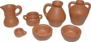 Kruiken set van 7 stuks 1 cm- 3.5 cm