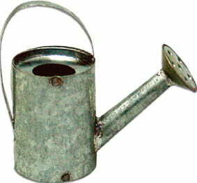 Gieter in metaal 5 cm