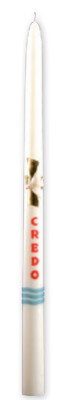 Kaars -CREDO- Ø 2.2 cm   hoogte 38 cm