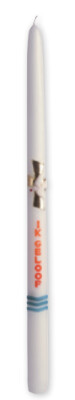 Kaars -IK GELOOF - Ø 2.2 cm   hoogte 38 cm