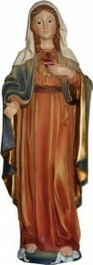 Heilig Hart Maria 12 cm Kunststof