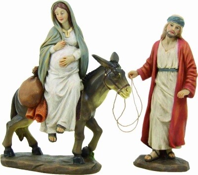 Vlucht naar Bethlehem 15 cm Vlucht naar Bethlehem 15 cm