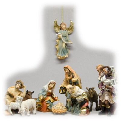 Set van 12 figuren    9 cm