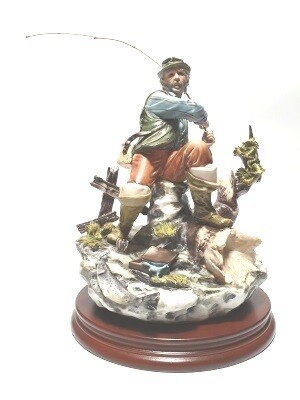 Visser 30 cm Capodimonte Bisquit Visser 30 cm Capodimonte Bisquit