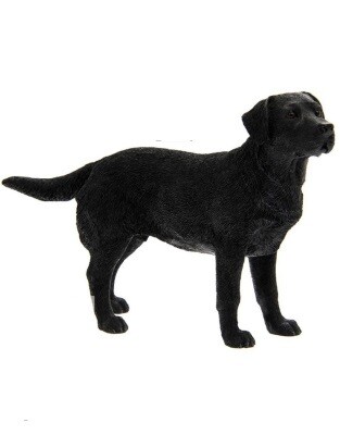 Labrador zwart 12 cm
