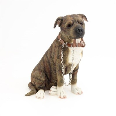 Staffordshire bruin 18 cm