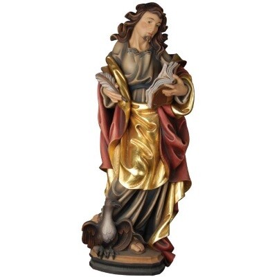 Beeld JOHANNES  30 cm Houtsnijwerk