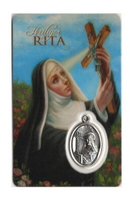 RITAKaartje met Medaille en Gebed
