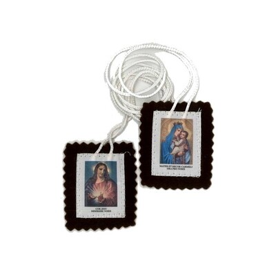 Scapulier - Schapulier 4.5 x .5 cm in stof Scapulier - Schapulier 4.5 x .5 cm in stof