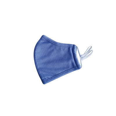 Mondkapje - Mondmasker - KATOEN BLAUW
