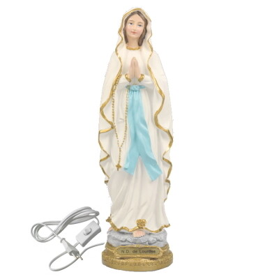 Lourdes 30 cm met licht 220V Lourdes 30 cm met licht 220V