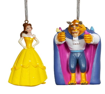 Disney Set Belle &amp; Het beest - hangen of staan -
