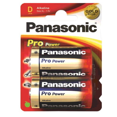 Batterij D Panasonic Pro per 2