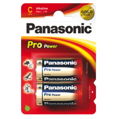 Batterij C Panasonic Pro per 2