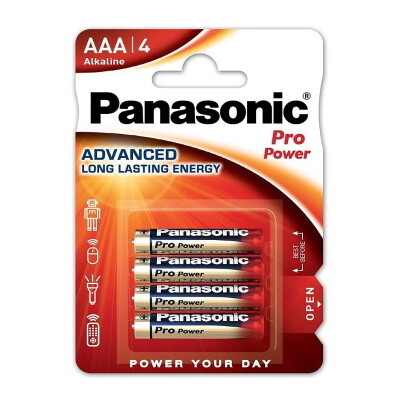 Batterij AAA Panasonic Pro per 4