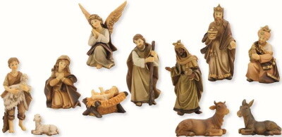 Kerstset "MARKUS" van 11 figuren 9 cm