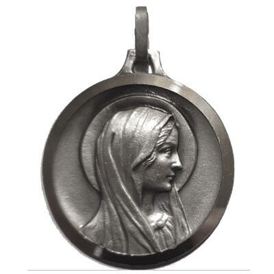 Medaille Hoofd Onze Lieve Vrouw 30 mm