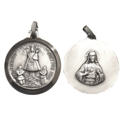 Medaille Scherpenheuvel en Heilig Hart 23 mm