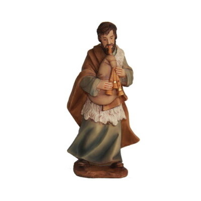 Herder met doedelzak 14.5 cm voor 15 cm figuren