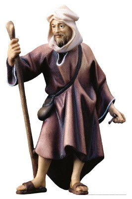 Olifantdrijver staand voor 15 cm figuren gekleurd
