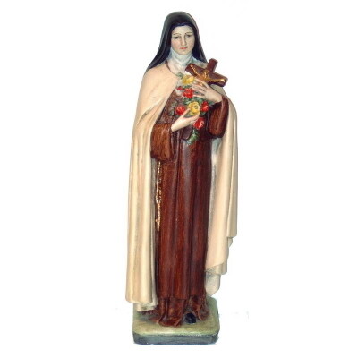Beeld Theresia van Lisieux Beeld Theresia van Lisieux "Franse steen" 30 cm - Therese -