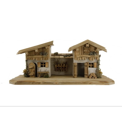 Stal 70x29x29 cm  "GARMISCH" voor 10 cm figuren