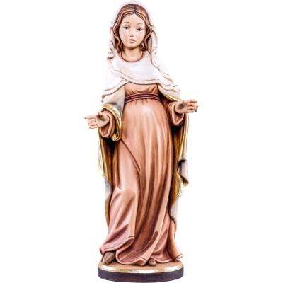 Madonna zwanger 60 cm Hout