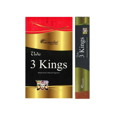 Wierookstokjes 3 KINGS -Aromatisch- 12 stokjes Wierookstokjes 3 KINGS -Aromatisch- 12 stokjes