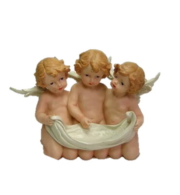 3 Engelen met perkament 15 cm