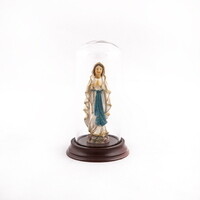 Stolp met Olv van Lourdes 11 cm Stolp met Olv van Lourdes 11 cm